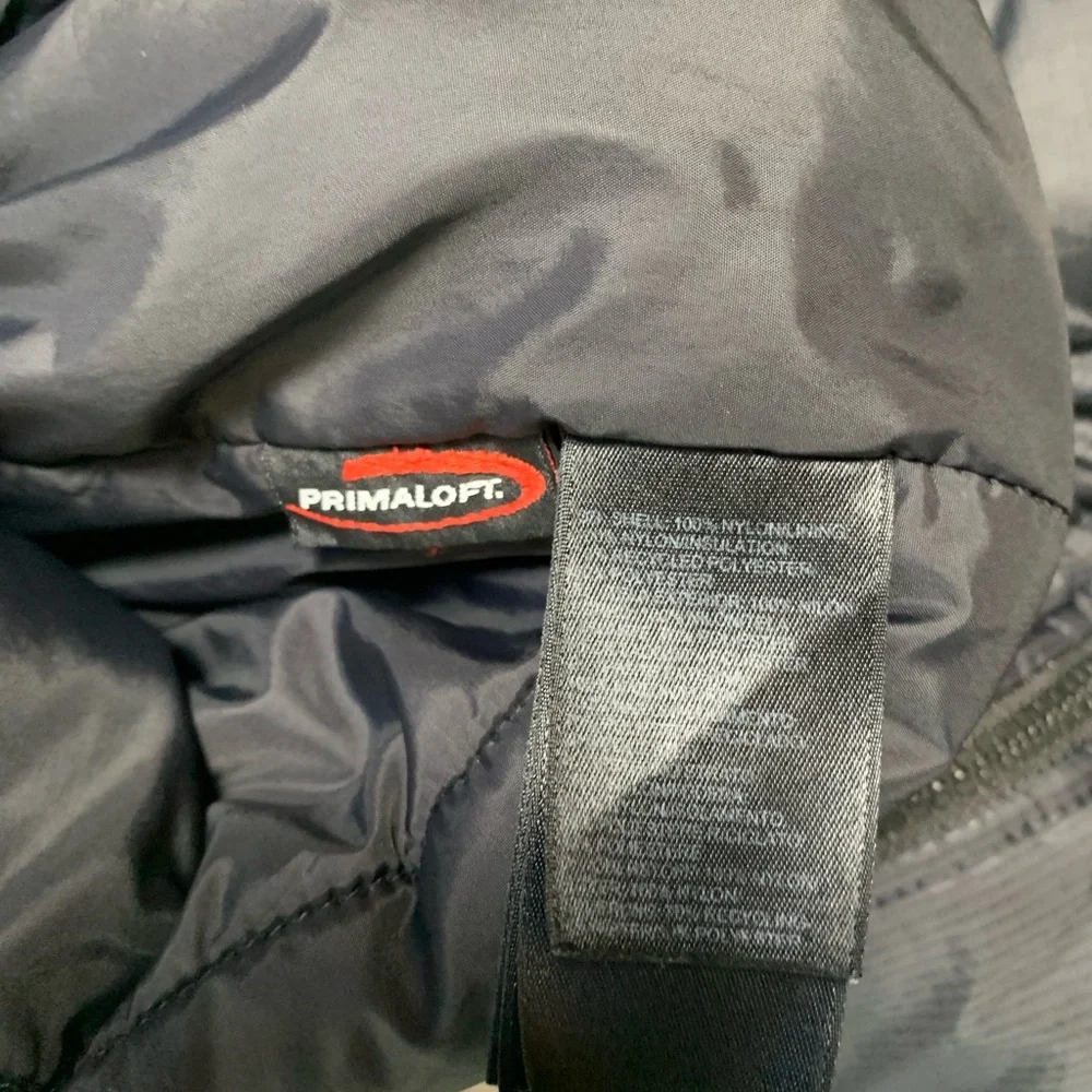 The North Face Mens Black Puffer Vest XL Quilted Full Zip Outdoor Gilet‎